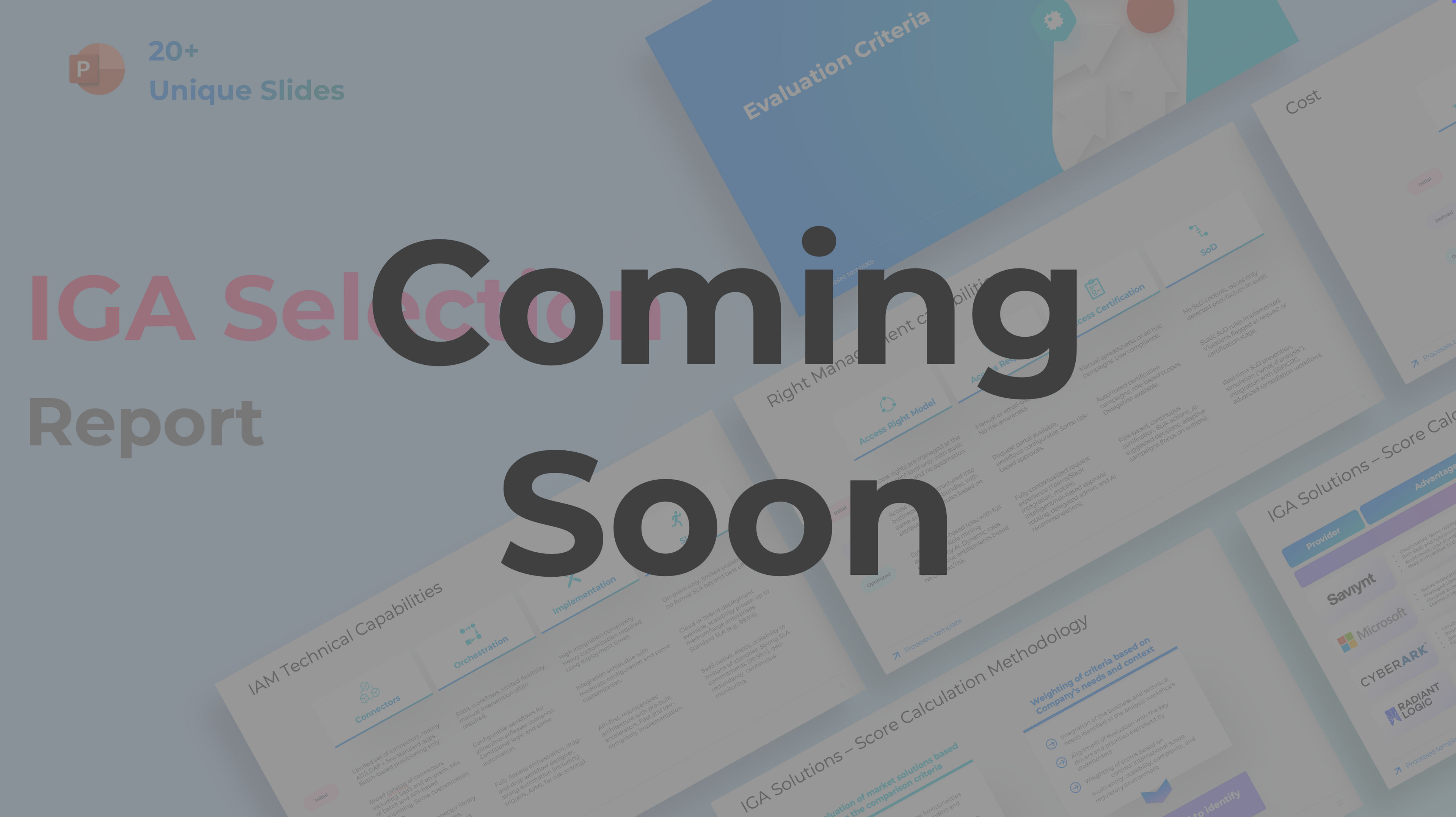 IGA Selection Report